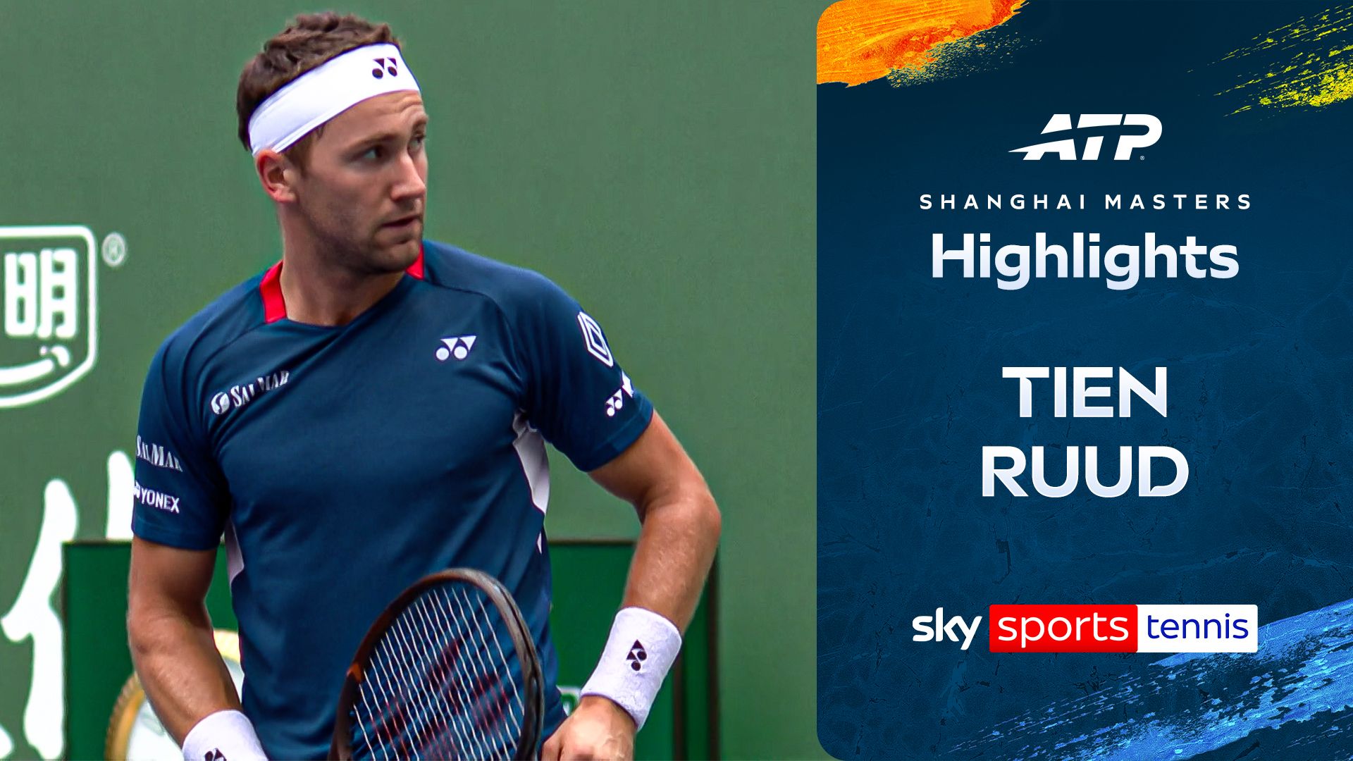 Ruud gets the better of Tien in Shanghai