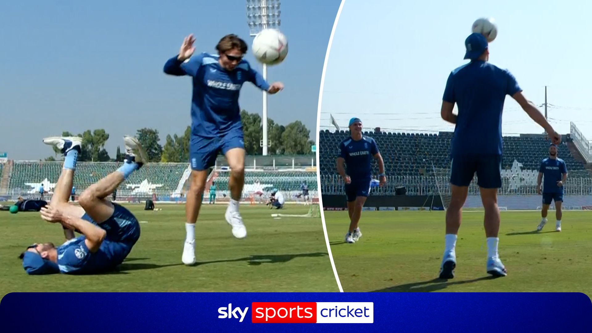 Bu Harry Kane mi yoksa Harry Brook mu!? | İngiltere, ODI öncesi futbol becerilerini sergiledi