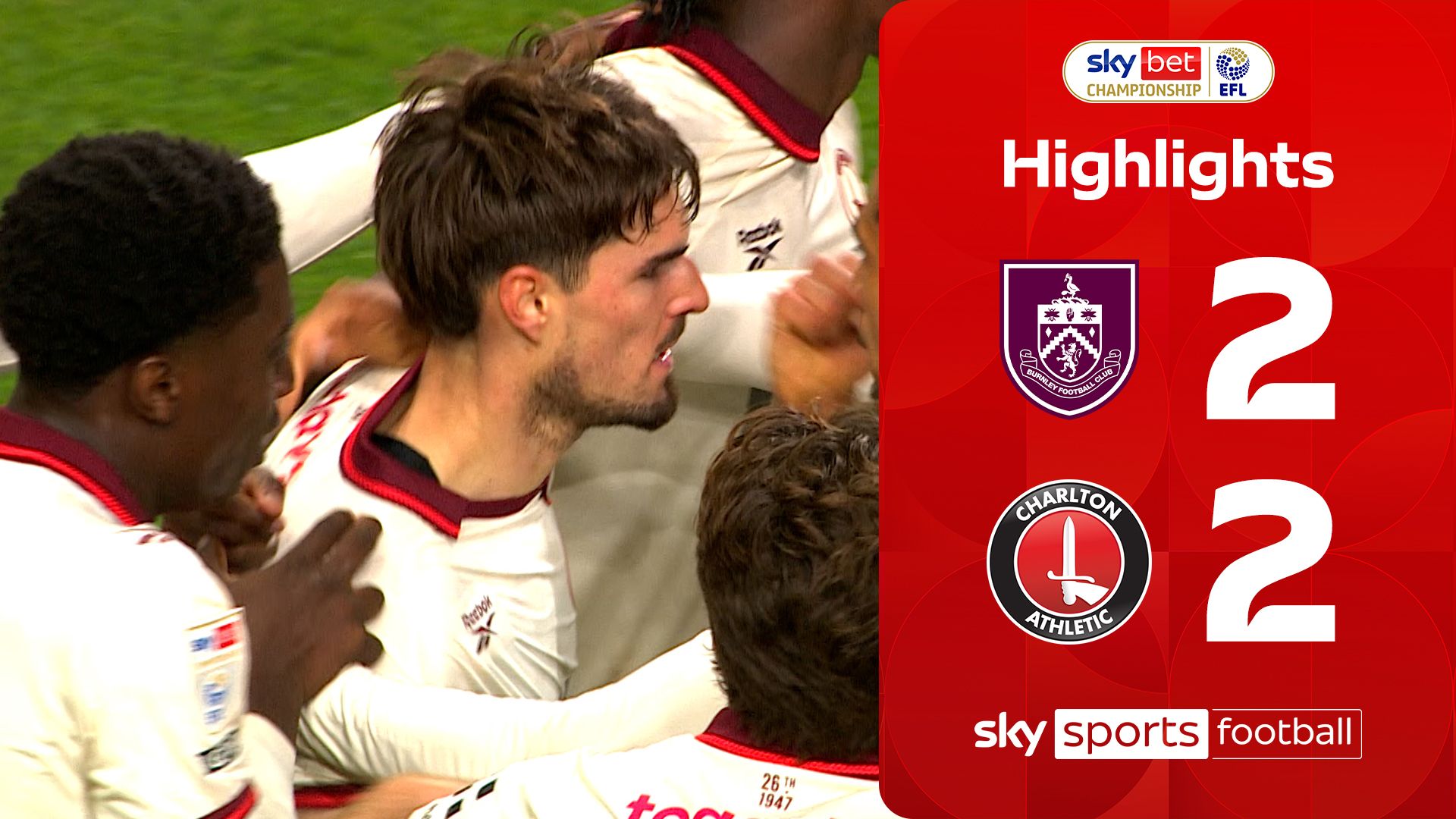 Charlton snatch a draw with LATE equaliser against Burnley