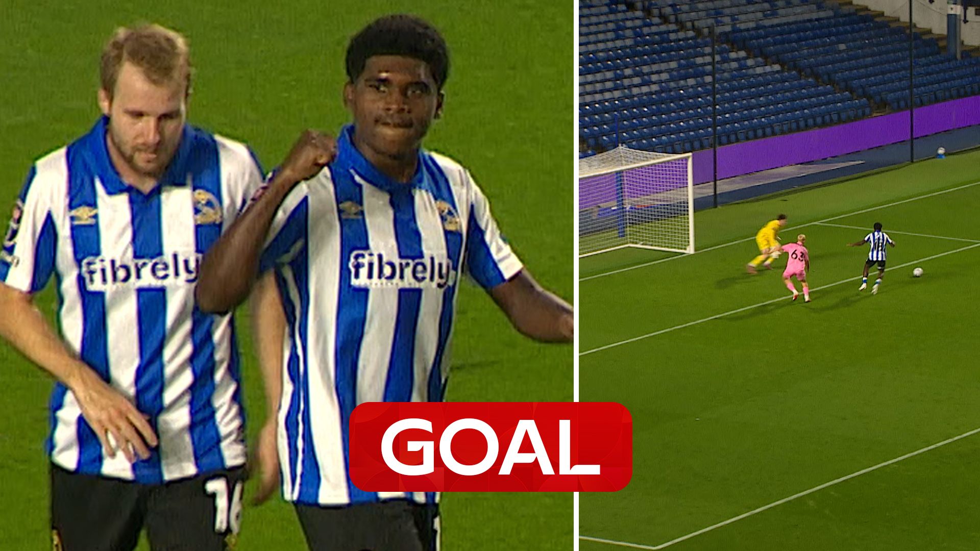 Like father, like son! Heskey scores first professional goal