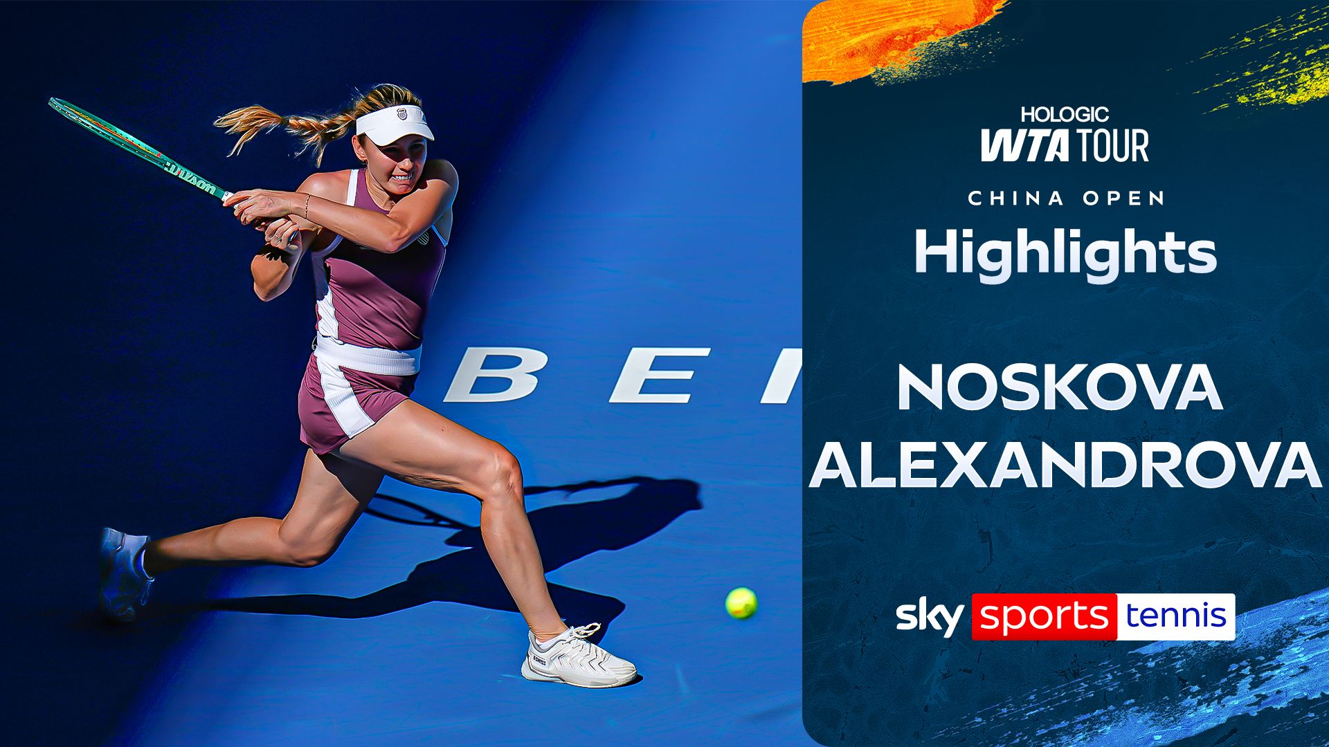 Alexandrova dominates Wimbledon champion Noskova