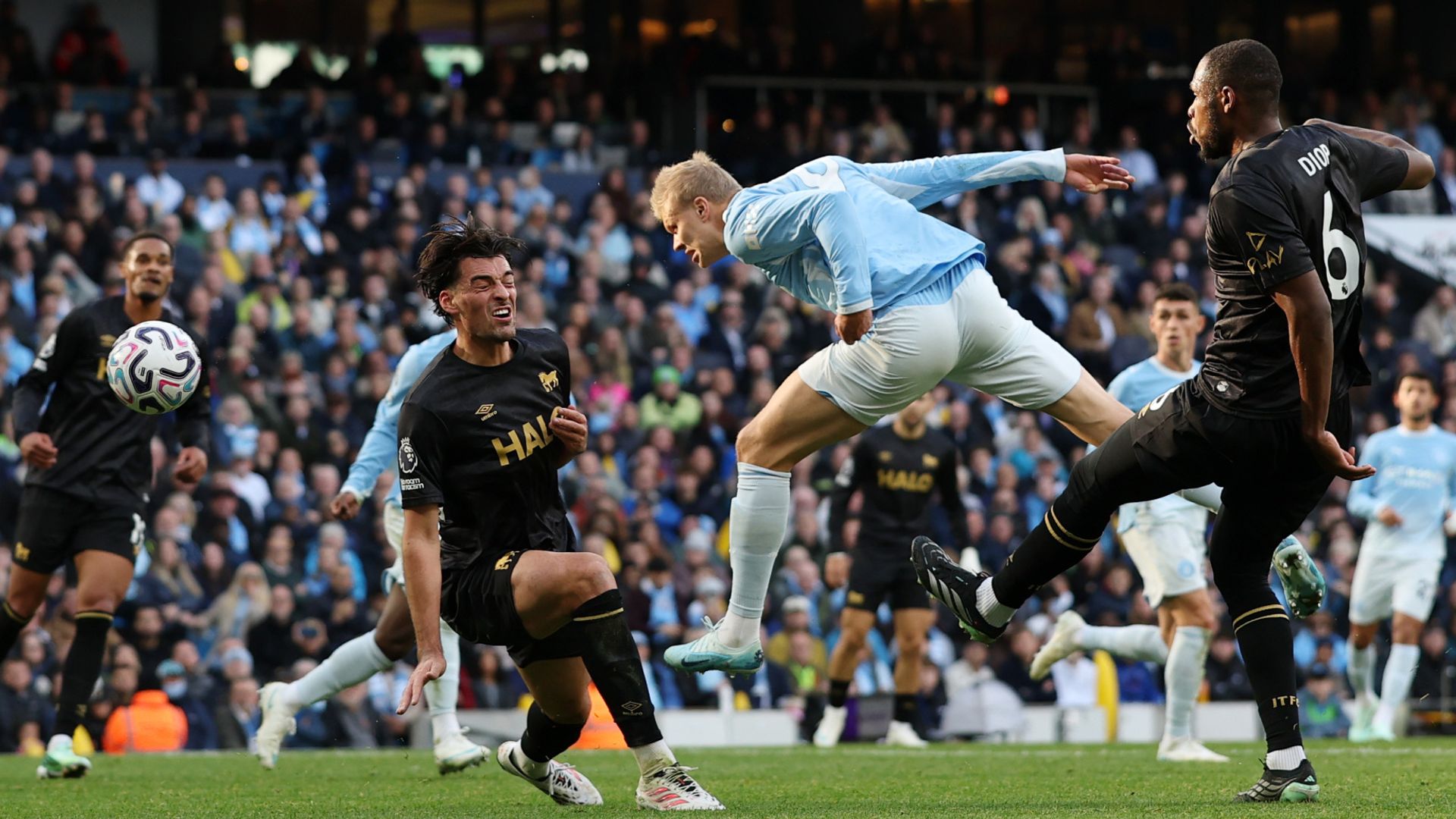 Haaland restores Man City's lead against Ipswich LIVE!