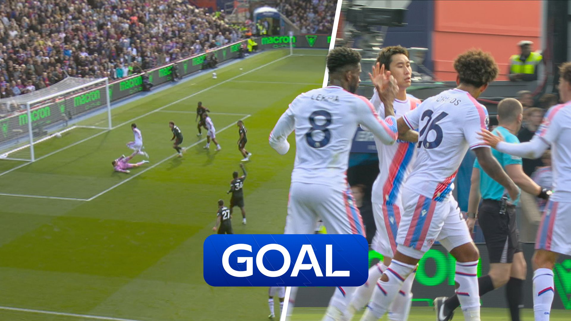 Kamada's PL goal as he levels for Palace!