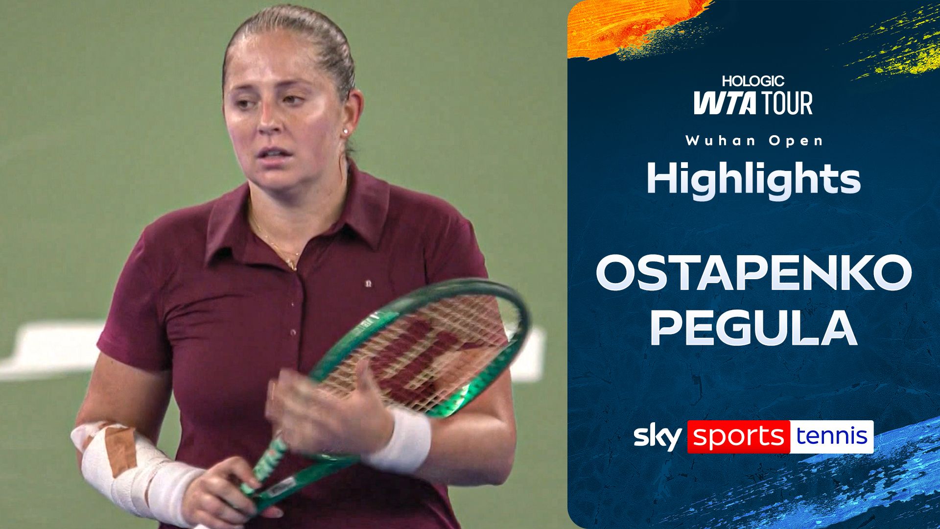 Ostapenko pulls off brilliant comeback to beat No.2 seed Pegula