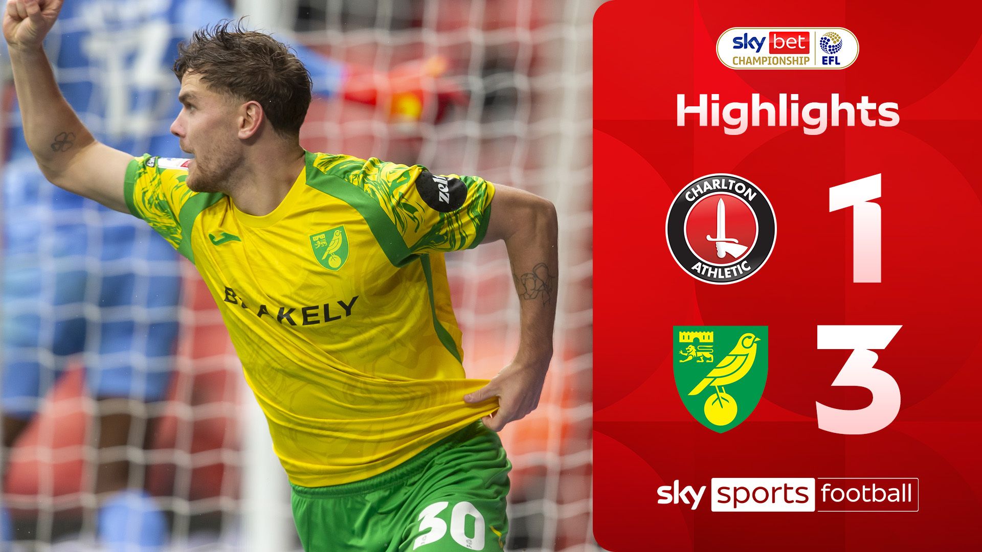 Norwich return to winning ways at Charlton