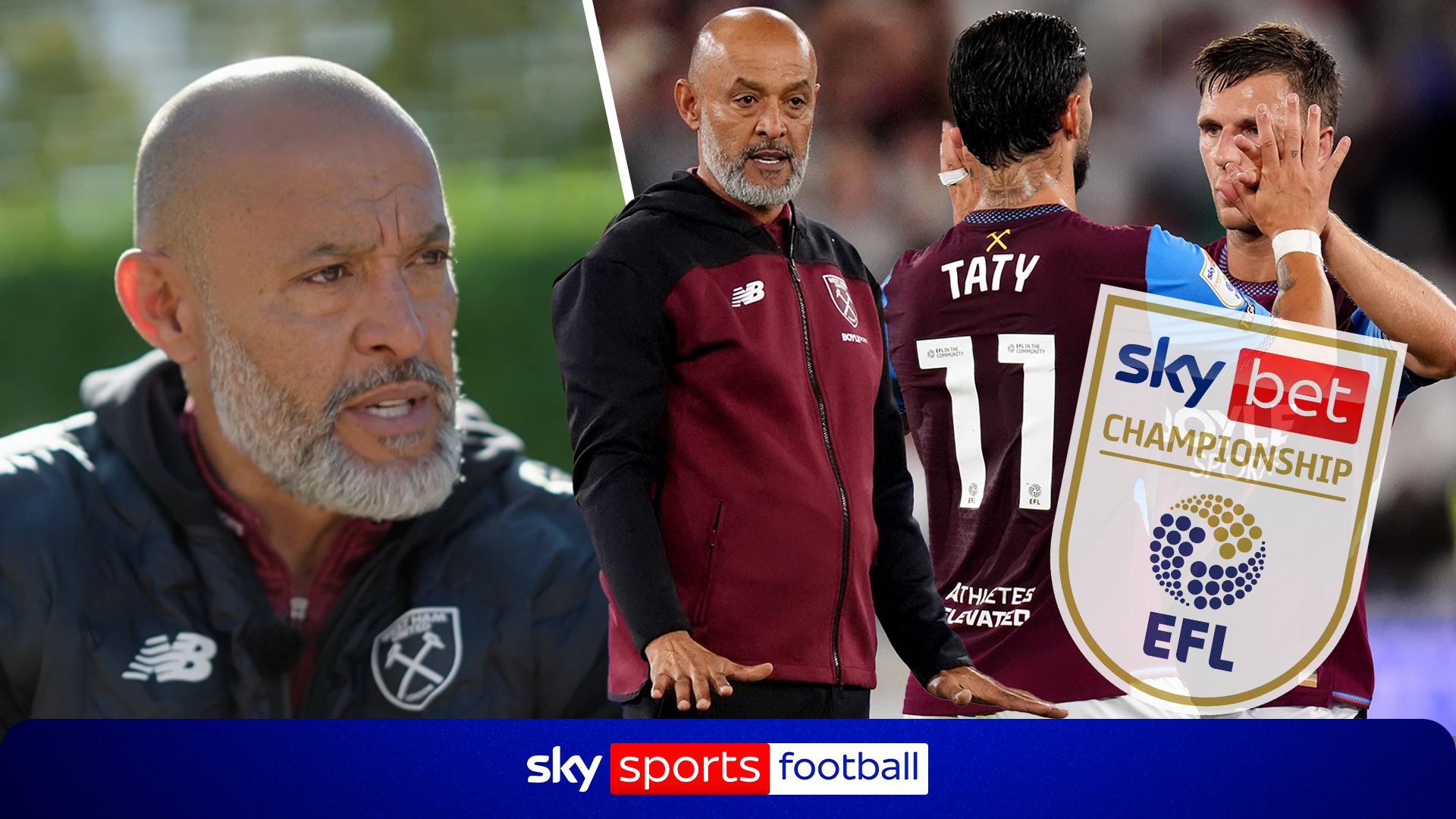 Nuno assesses West Ham's progress so far and changes in the Championship 