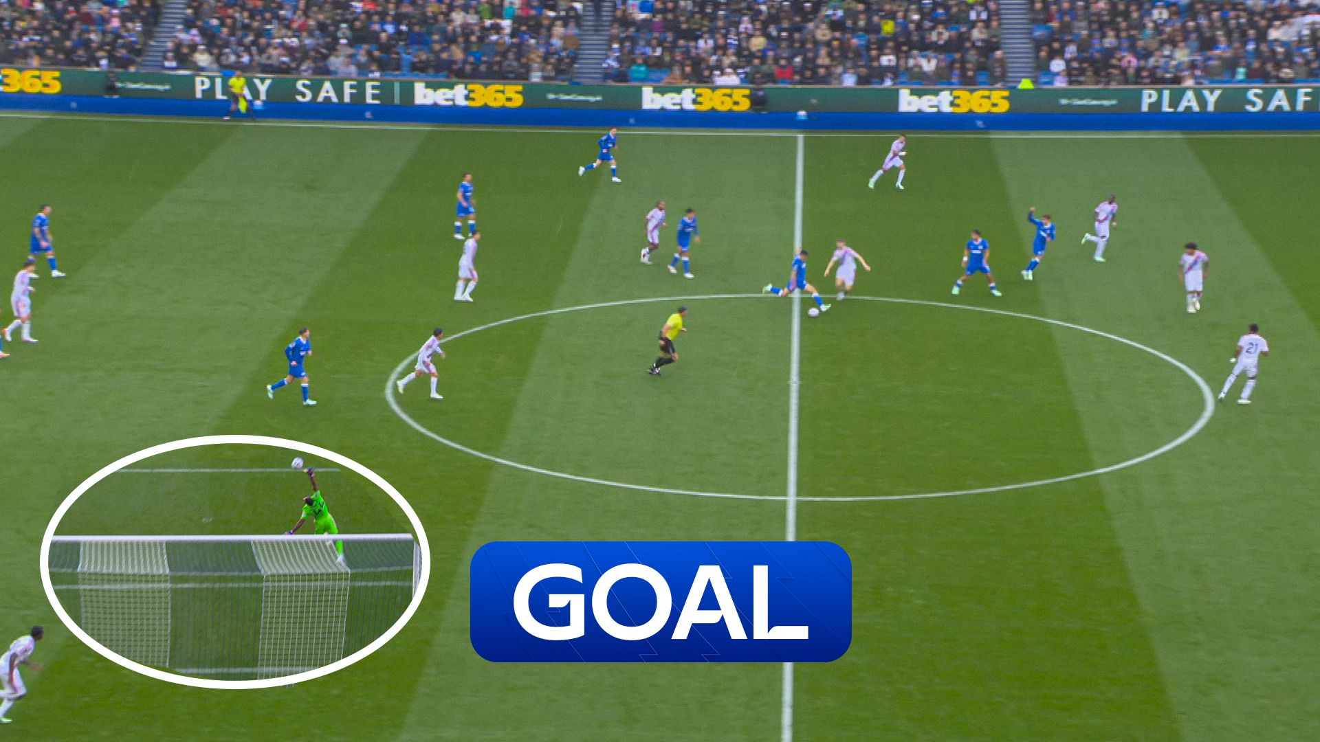 Gomez scores stunning HALFWAY-LINE goal!