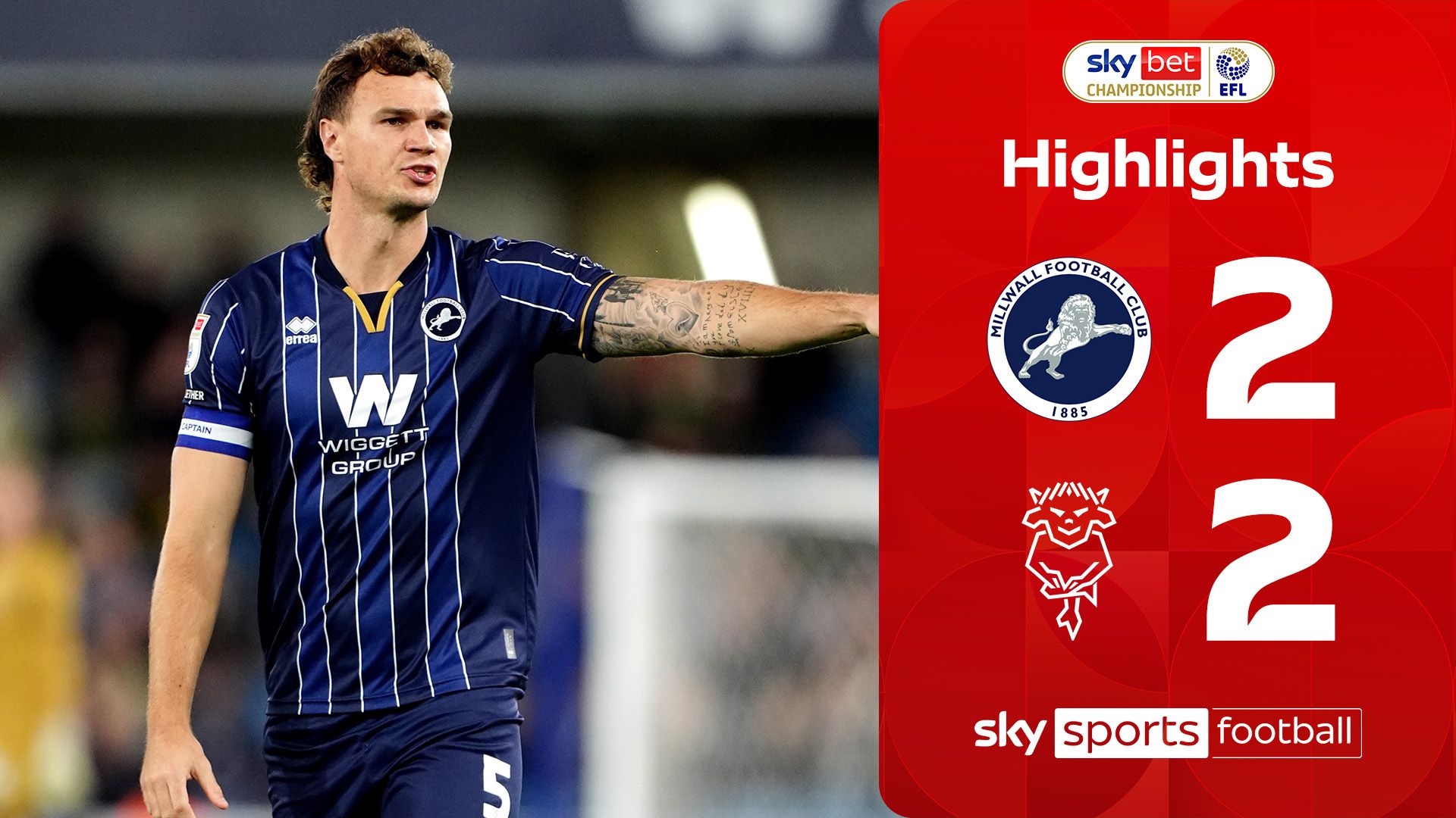 Millwall come from two down to draw with Lincoln
