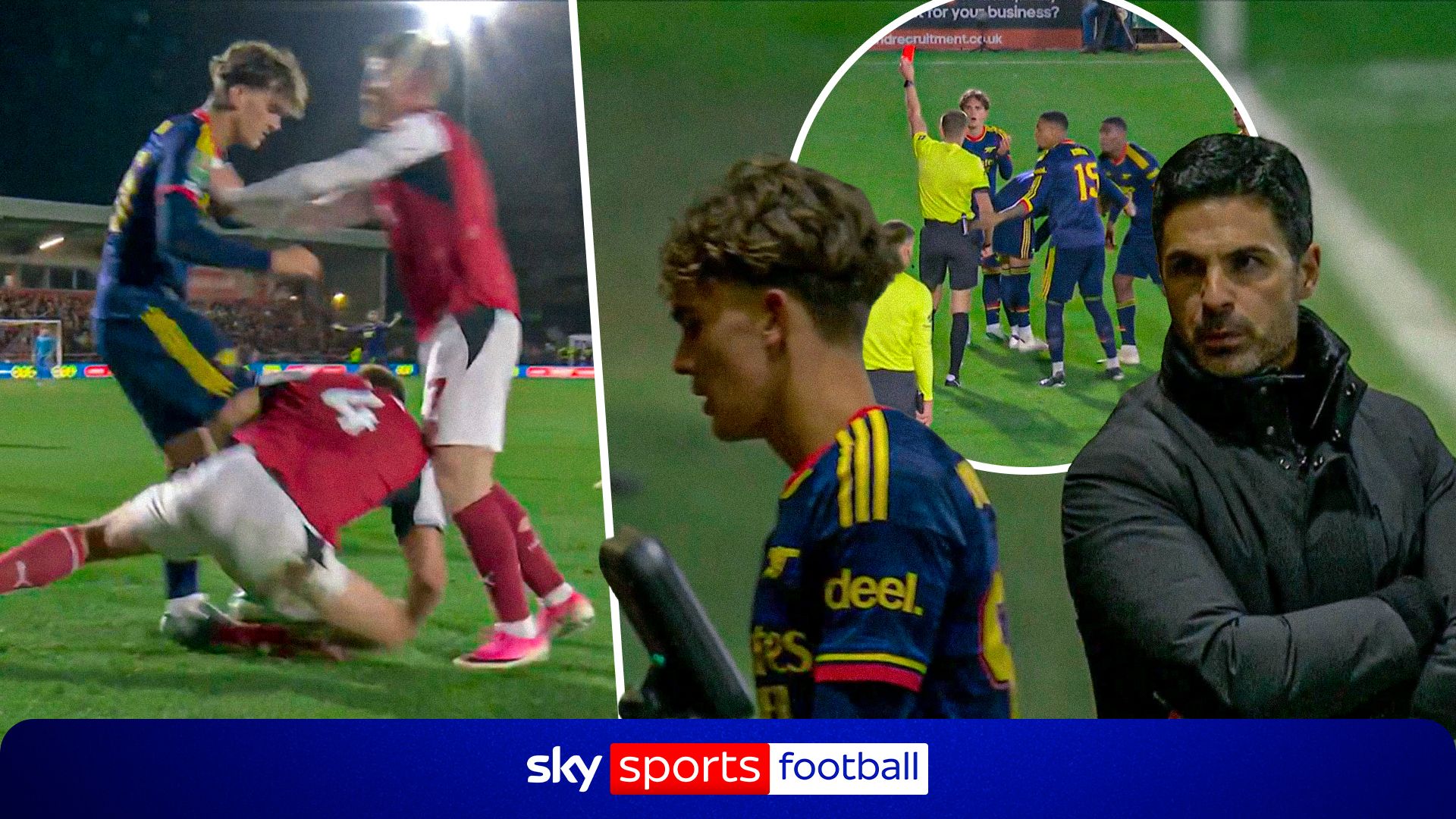 'Really harsh call' - Dowman SENT-OFF against Fleetwood