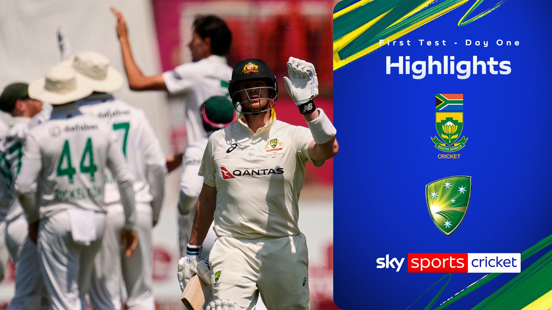 Australia six down against South Africa after bad light halts play