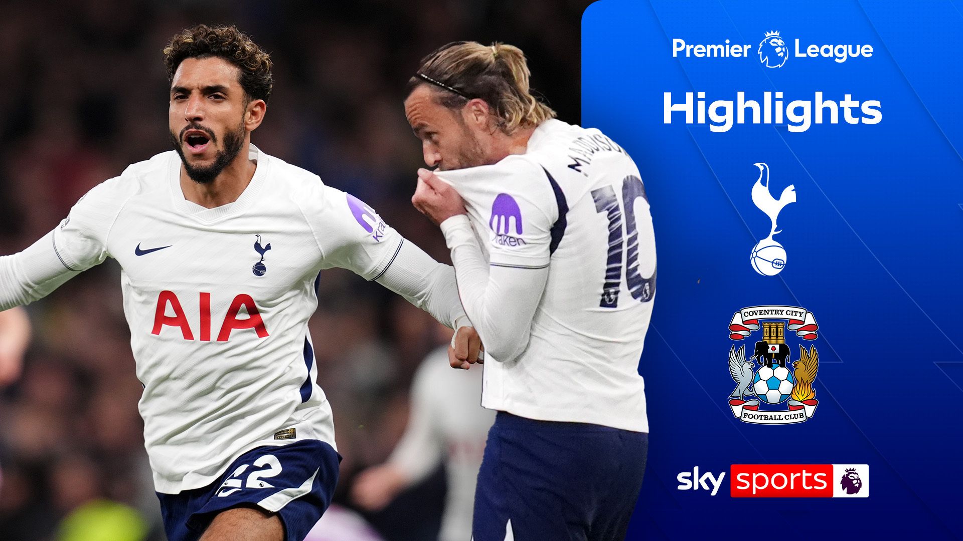 Maddison and Marmoush score as Spurs get their first PL win of season