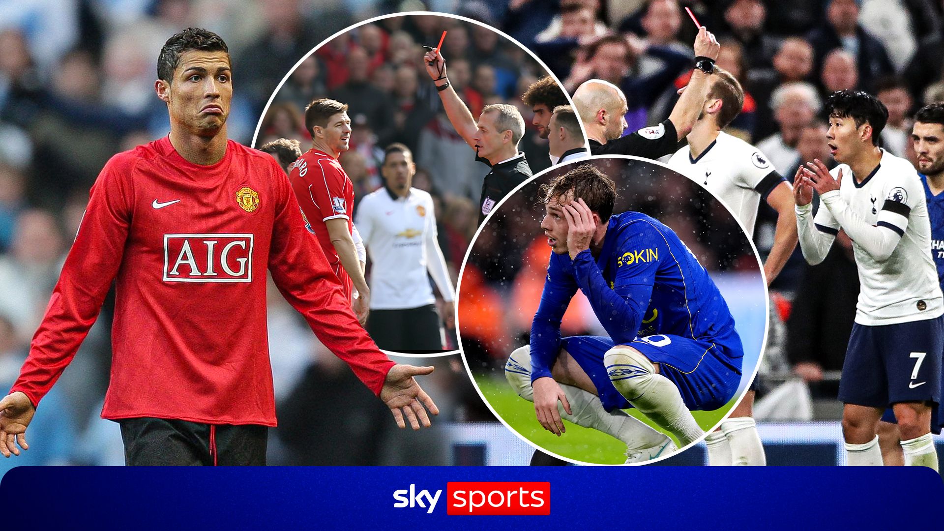 When star players get sent off! – Featuring Ronaldo, Rooney & Gerrard!