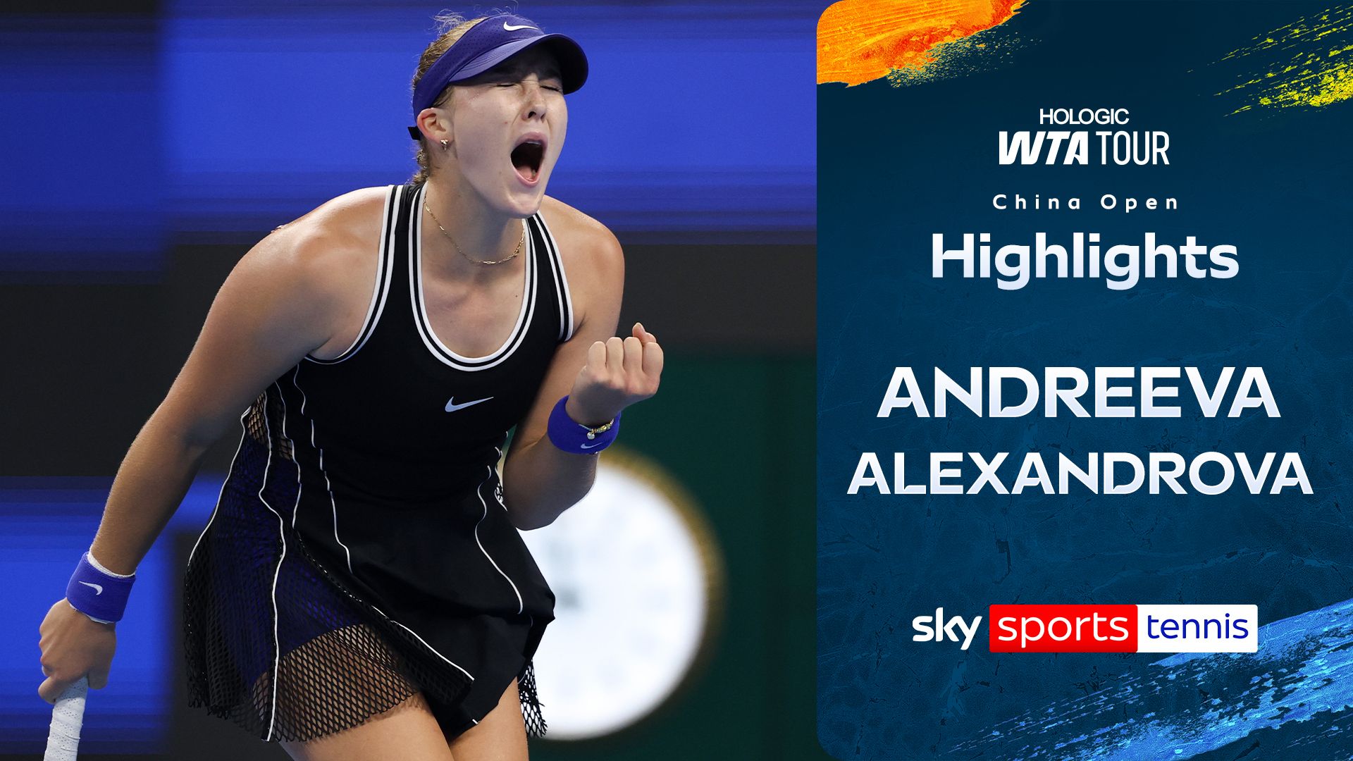 Andreeva battles past Alexandrova to reach last four in Beijing