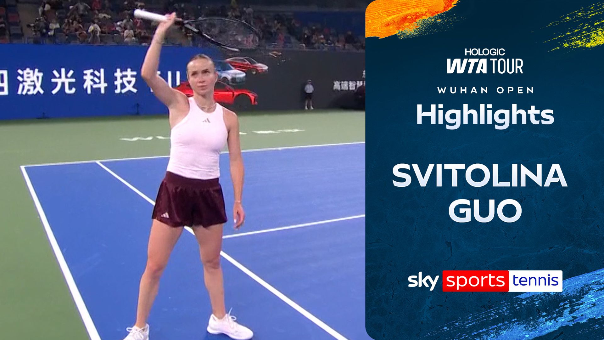 Svitolina cruises past Guo to advance in Wuhan