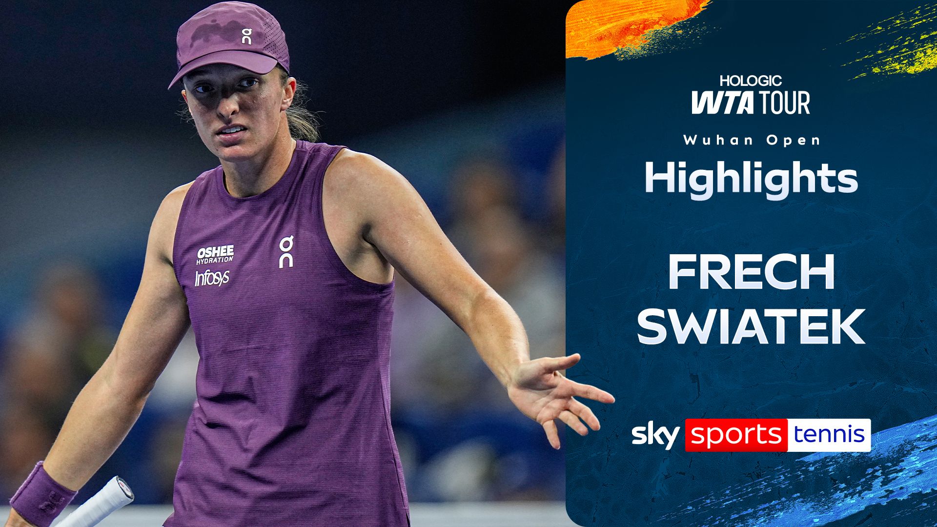 Swiatek dominates Frech to move into Round of 16 at Wuhan Open