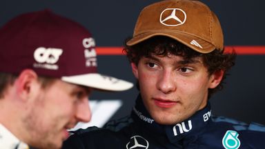 Kimi Antonelli and Max Verstappen (Getty Images)