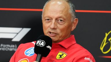 Ferrari team principal Frederic Vasseur