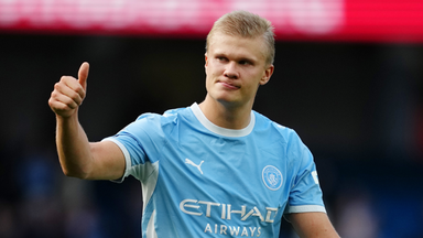 Manchester City striker Erling Haaland