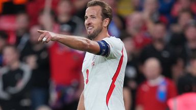 Harry Kane scored twice on his 125th England appearance