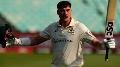 Australia's Matt Renshaw struck a career-best 190 to guide Australia to 390 all out on day two of the ​first test against South Africa