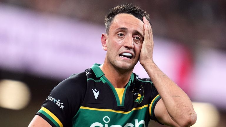 Northampton Saints scrum-half Alex Mitchell is an England injury worry ahead of the Nations Championship after departing early on Saturday